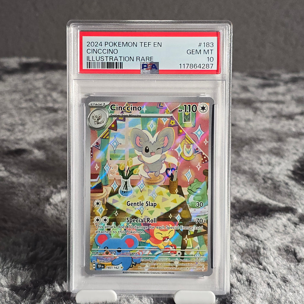Cinccino 186/162 Pokemon Temporal Forces PSA 10 GEM-MT 117864287