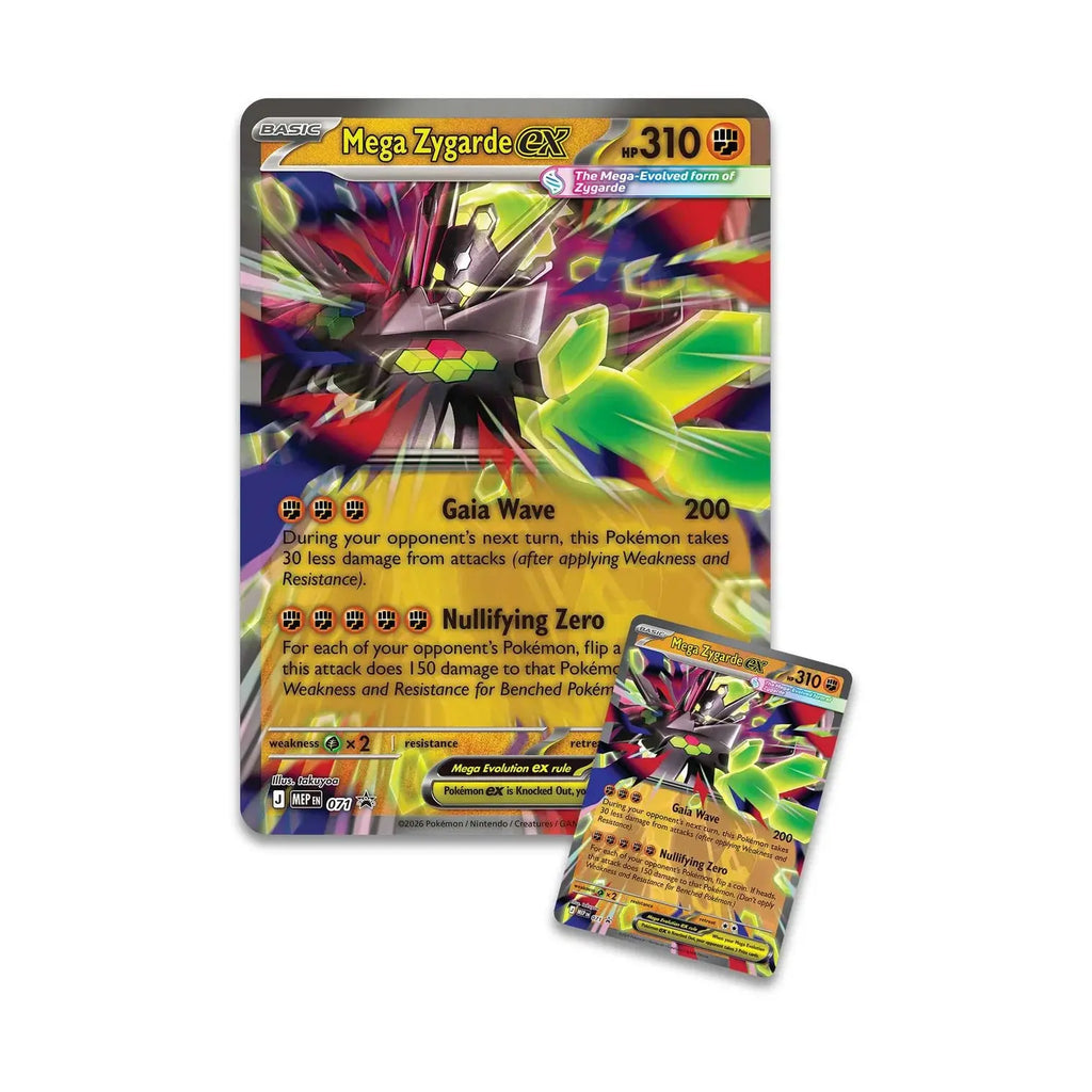 Pokémon TCG: Mega Evolution - Mega Zygarde ex Premium Collection  - ME03