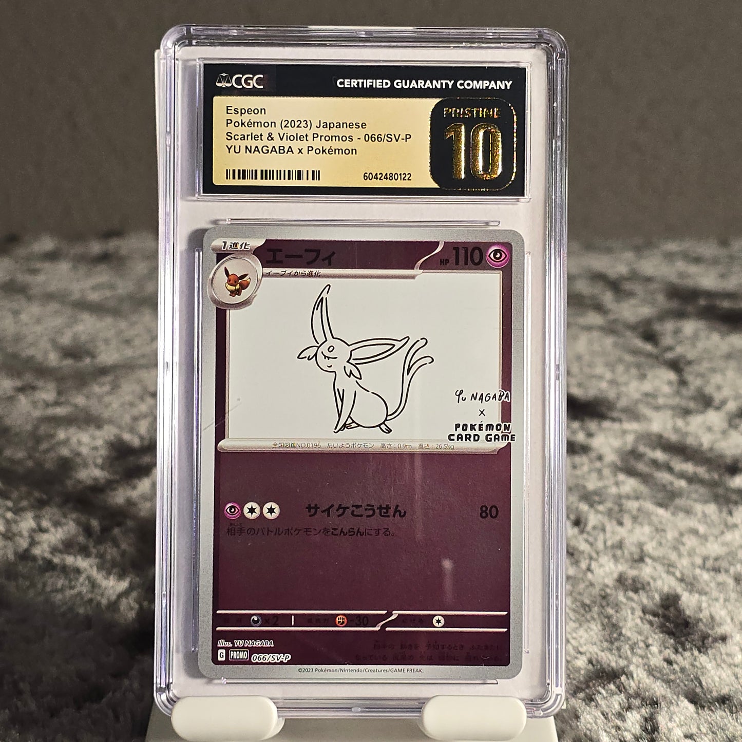 Yu Nagaba Espeon 066/SV-P Scarlet & Violet Promos CGC Pristine 10 6042480122
