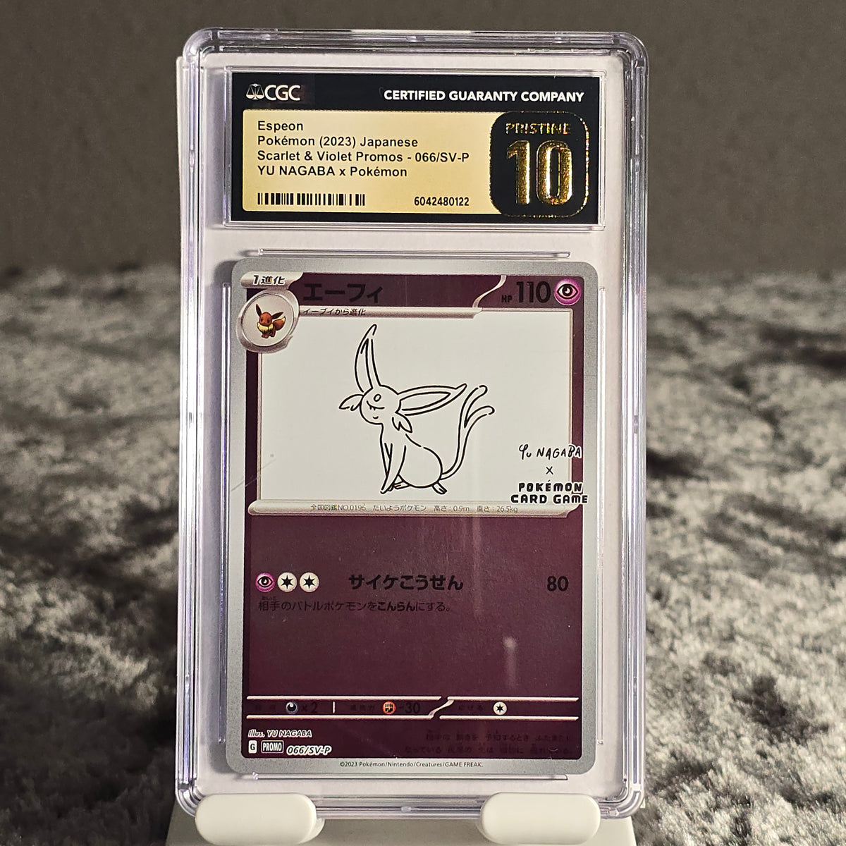 Yu Nagaba Espeon 066/SV-P Scarlet & Violet Promos CGC Pristine 10 6042480122