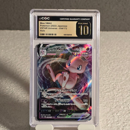 Mew VMAX 054/172 VSTAR Universe CGC Pristine 10 6061268045