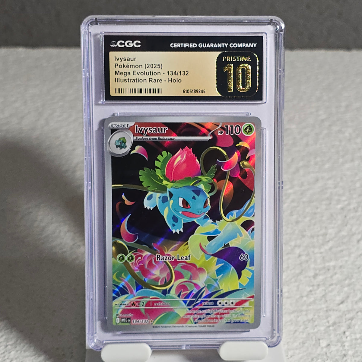 Ivysaur 134/132 Mega Evolution Base Set CGC 10 Pristine 6105189245
