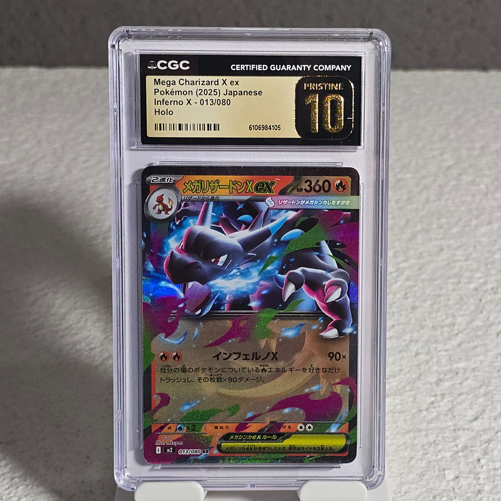 Mega Charizard X ex 013/080 Inferno X CGC 10 Pristine 6106984105