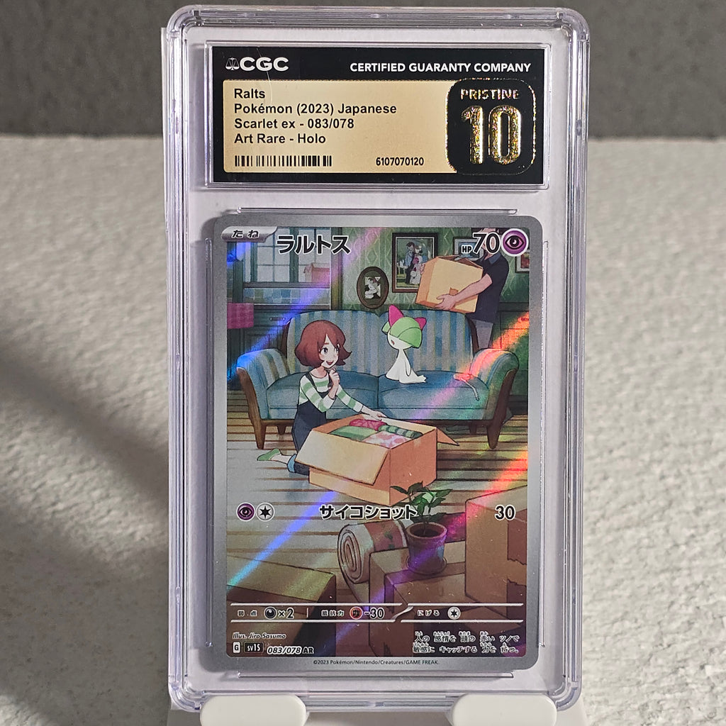 Ralts 083/078 Scarlet ex CGC Pristine 10