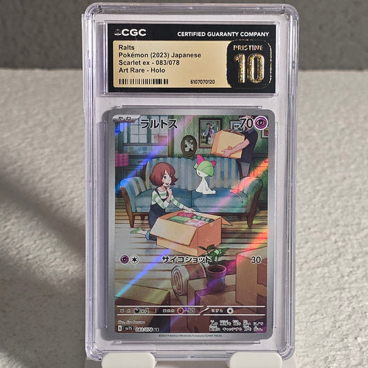 Ralts 083/078 Scarlet ex CGC Pristine 10