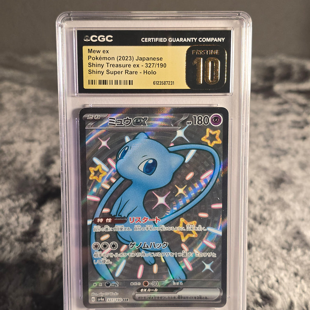 Mew ex 327/190 Shiny Treasure ex CGC 10 Pristine 6123587231