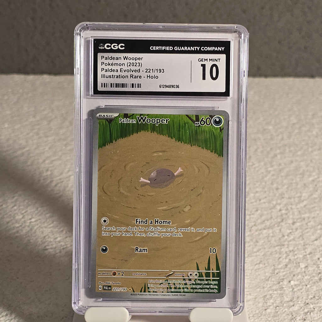 Paldean Wooper 221/193 Paldea Evolved CGC 10 Gem Mint 6129489036