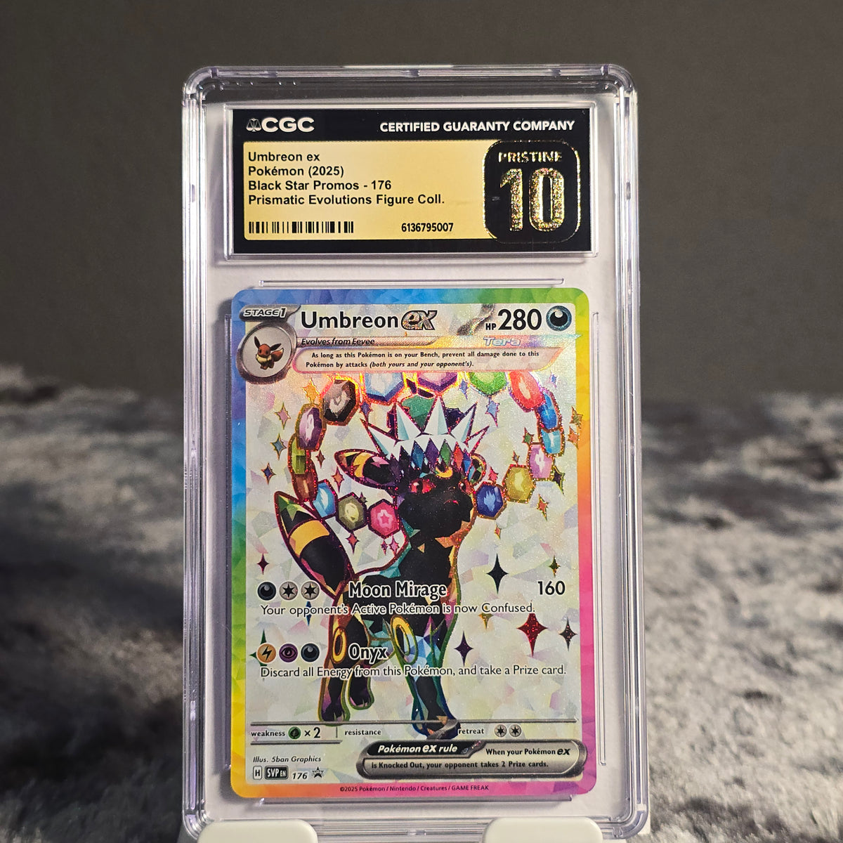 Umbreon ex 176 SV Black Star Promos CGC 10 Pristine 6136795007