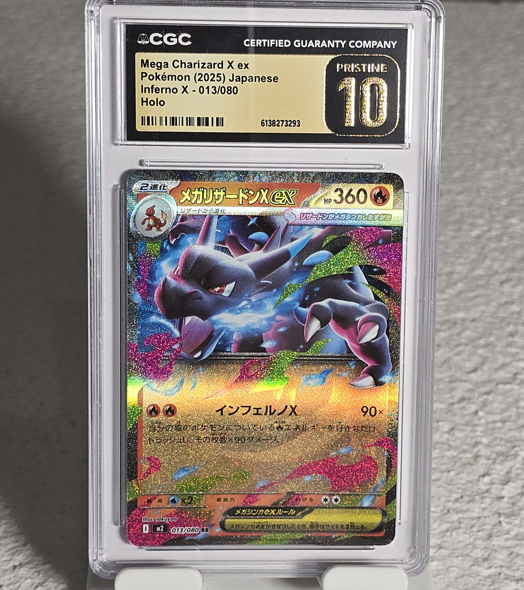 Mega Charizard X ex 013/080 Inferno X CGC Pristine 10 6138273293