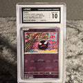 Gastly (Master Ball) 092/165 Pokémon Card 151 CGC 10 Gem Mint 6138357004