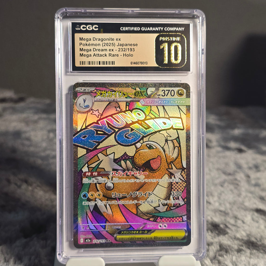 Mega Dragonite ex 232/193 MEGA Dream ex CGC 10 Pristine 6146078013