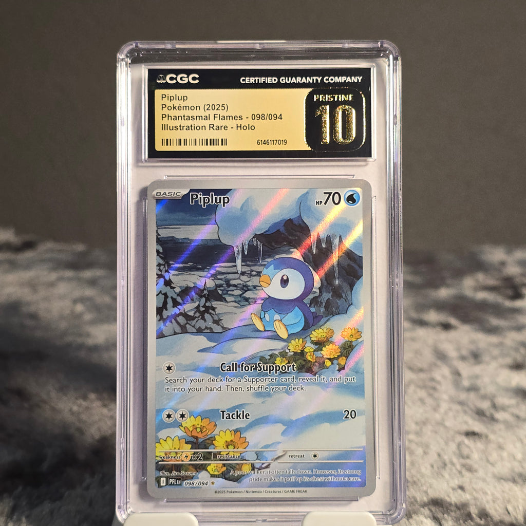 Piplup 098/094 Phantasmal Flames CGC 10 Pristine 6146117019