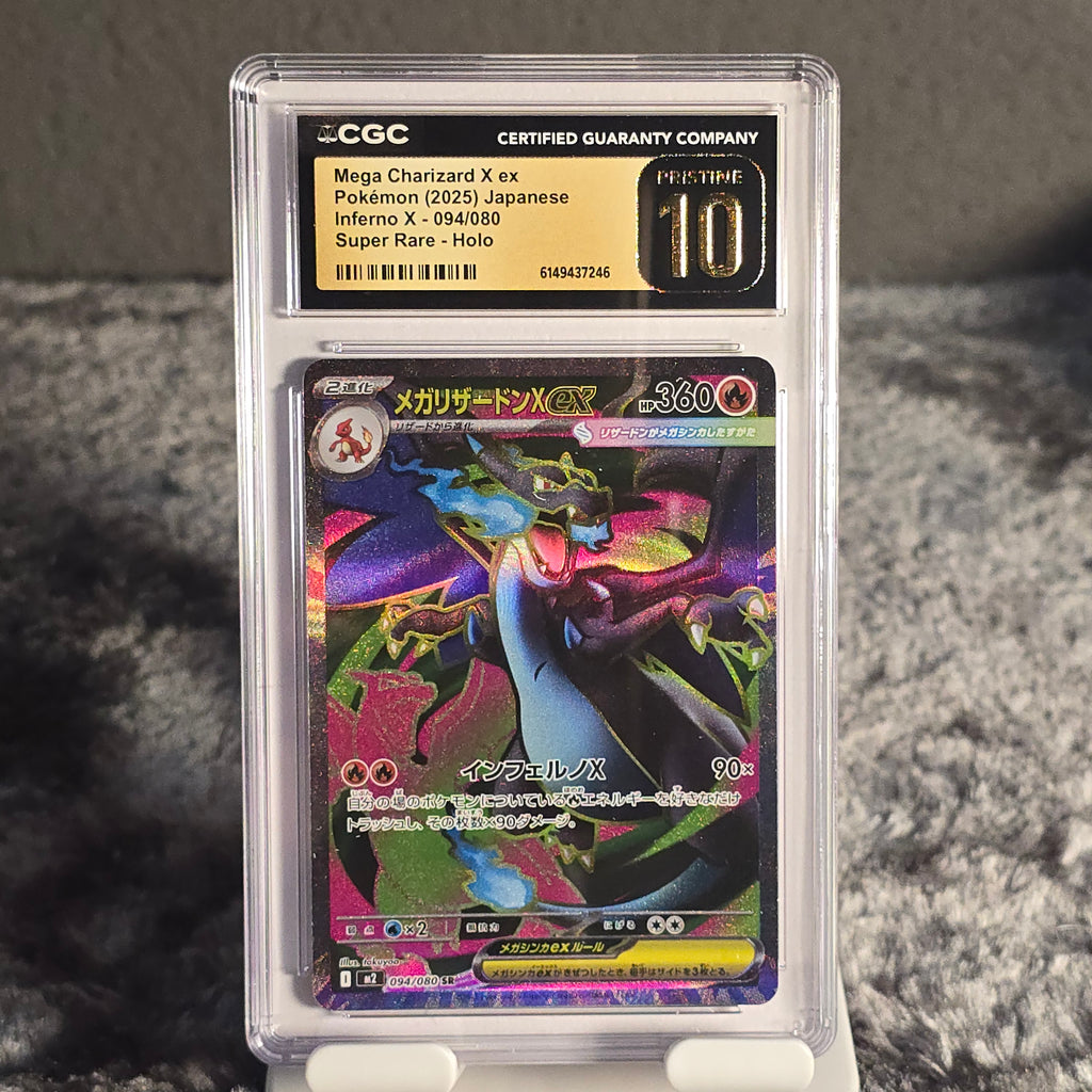 Mega Charizard X ex 094/080 Inferno X CGC Pristine 10 6149437246