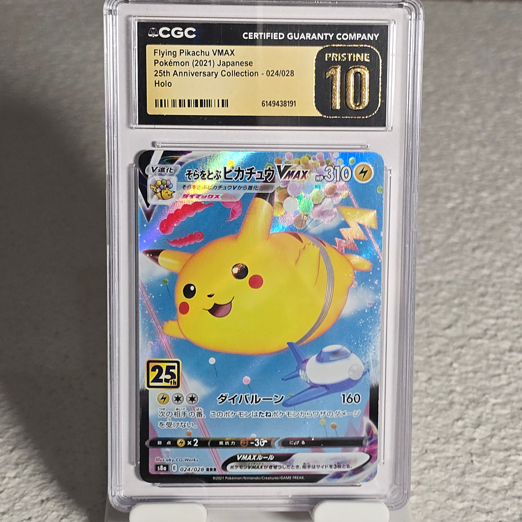 Flying Pikachu VMAX 024/028 25th Anniversary Collection CGC Pristine 10 6149438191