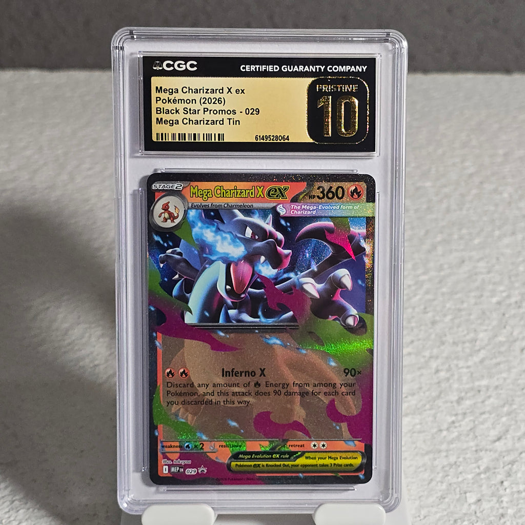 Mega Charizard X ex 029 ME Black Star Promos CGC 10 Pristine  6149528064
