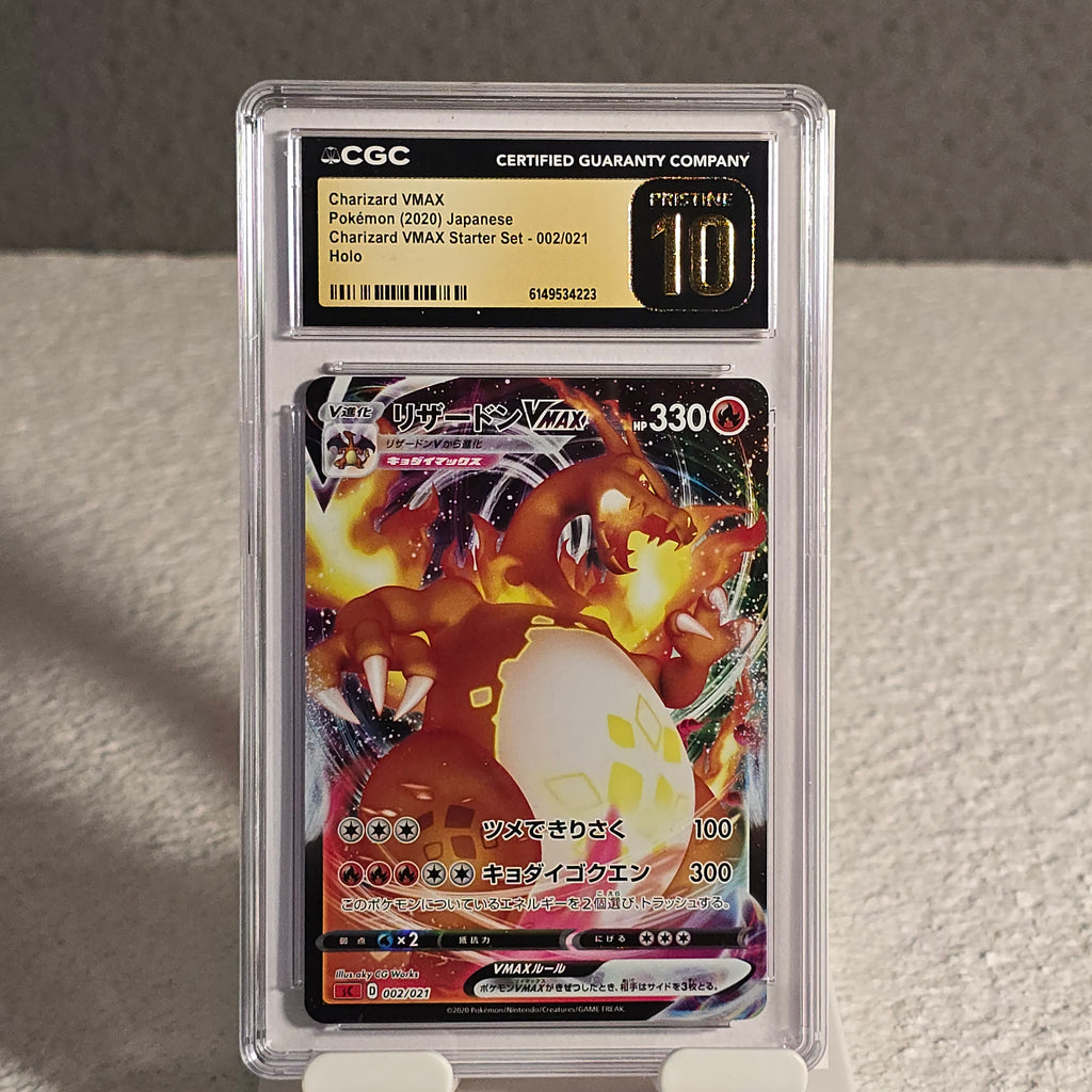 Charizard VMAX 002/021 Charizard Starter Set VMAX CGC Pristine 10 6149534223