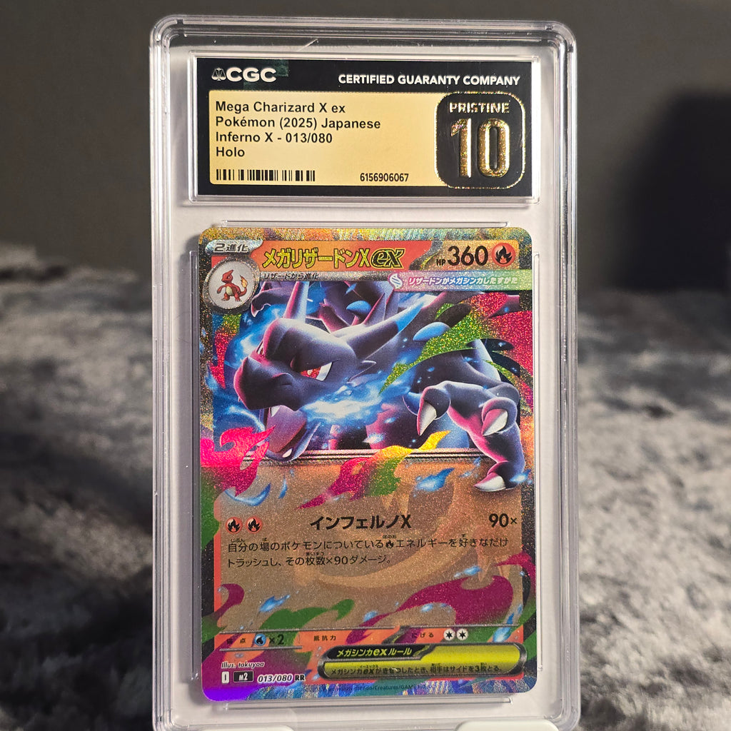 Mega Charizard X ex 013/080 Inferno X CGC 10 Pristine 6156906067