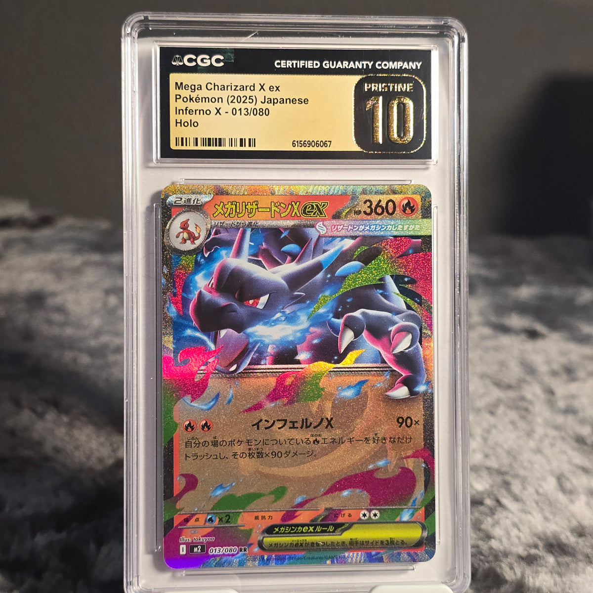 Mega Charizard X ex 013/080 Inferno X CGC 10 Pristine 6156906067