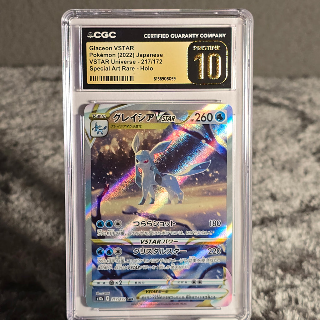 Glaceon VSTAR 217/172 VSTAR Universe CGC Pristine 10 6156908059