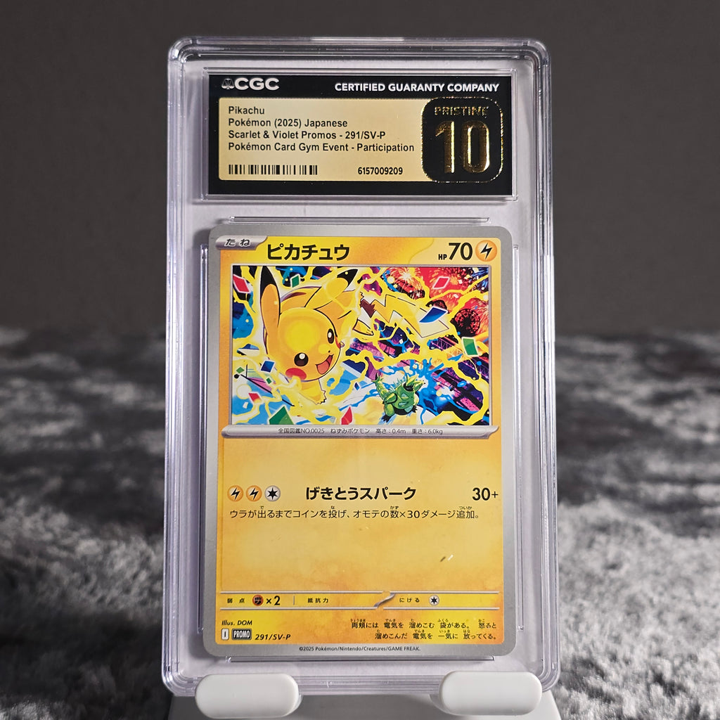Pikachu 291/SV-P Scarlet & Violet Promos CGC 10 Pristine 6157009209