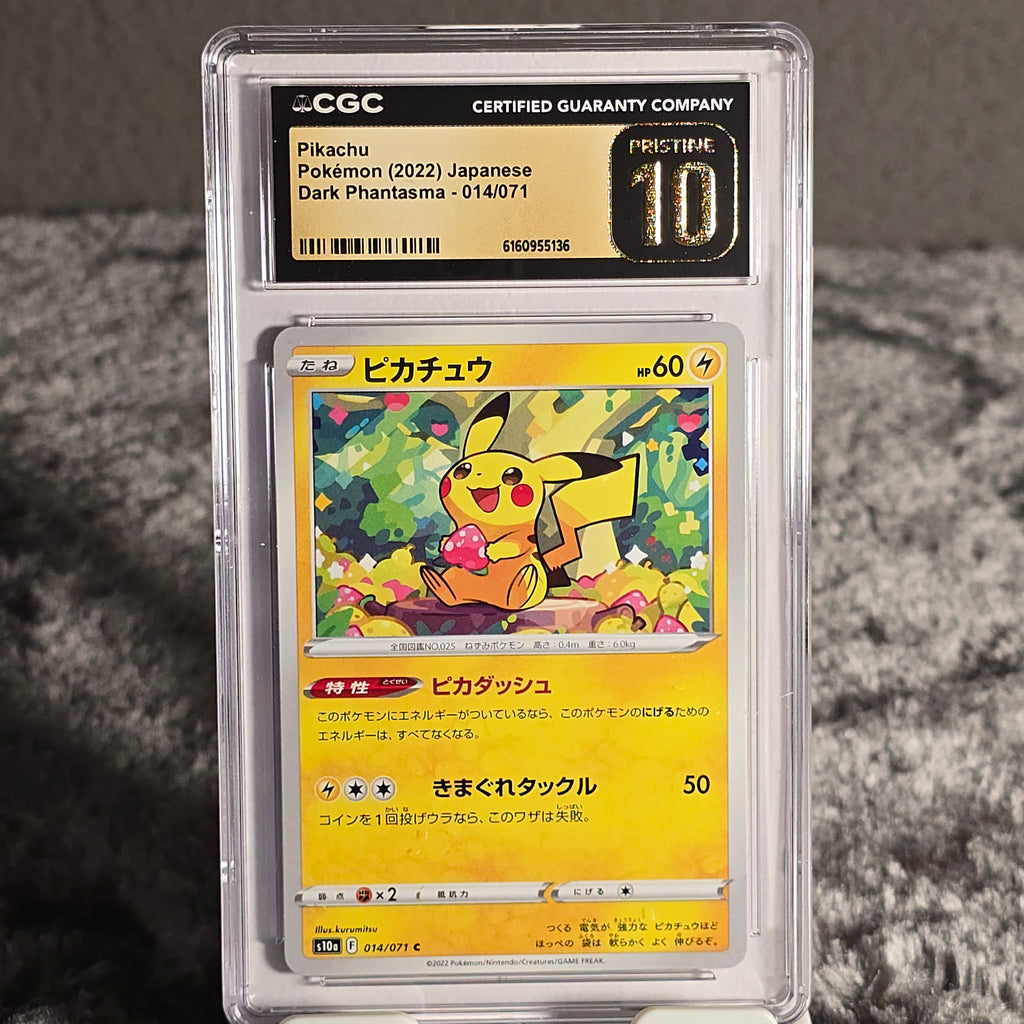 Pikachu 014/071 Dark Phantasma CGC Pristine 10 6160955136