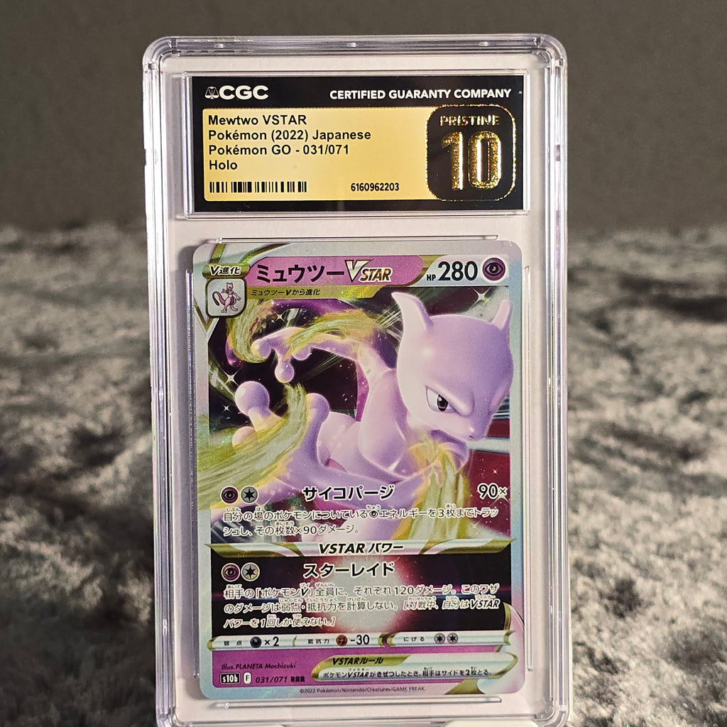 Mewtwo VSTAR 031/071 Pokémon GO CGC Pristine 10 6160962203