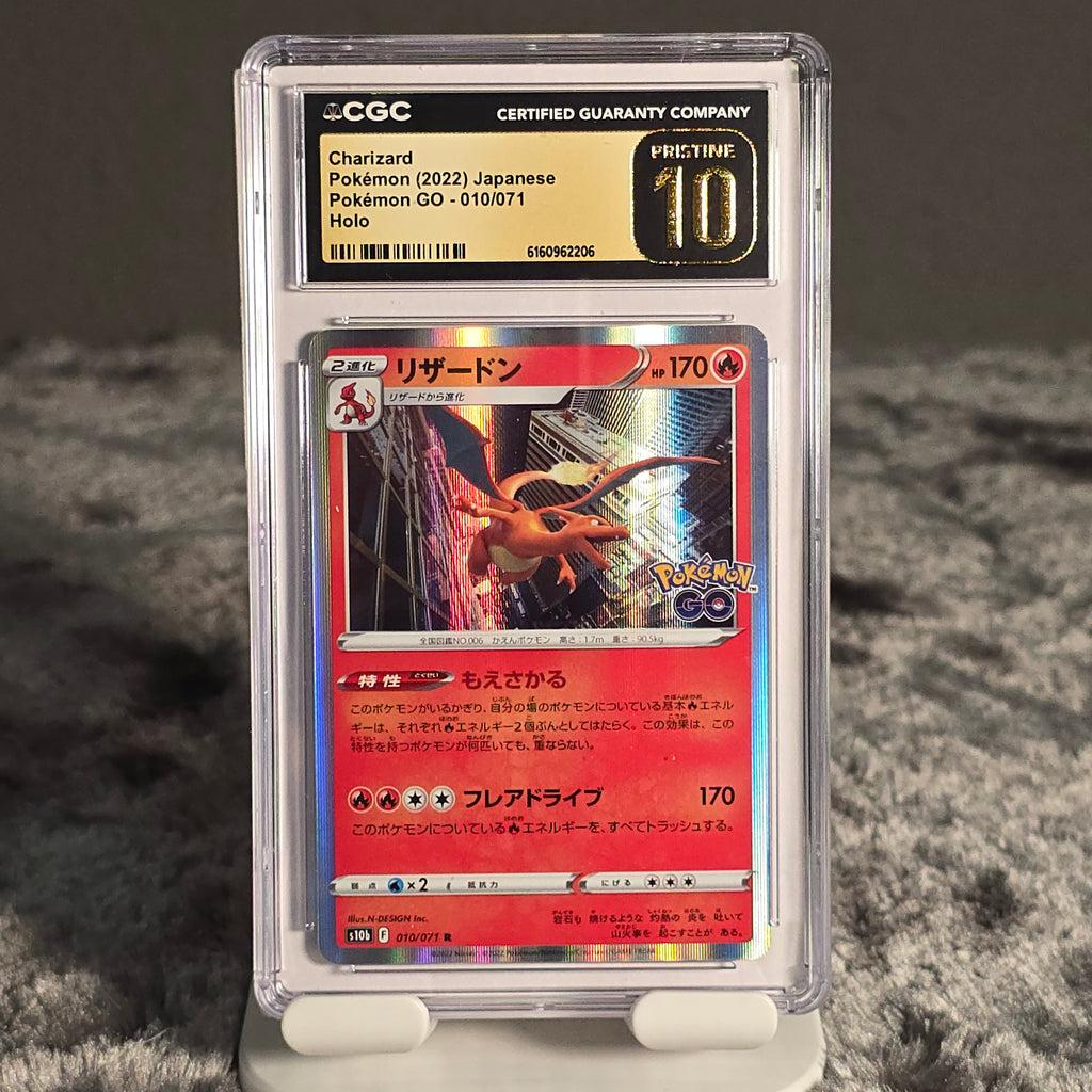 Charizard 010/071 Pokémon GO CGC Pristine 10 6160962206