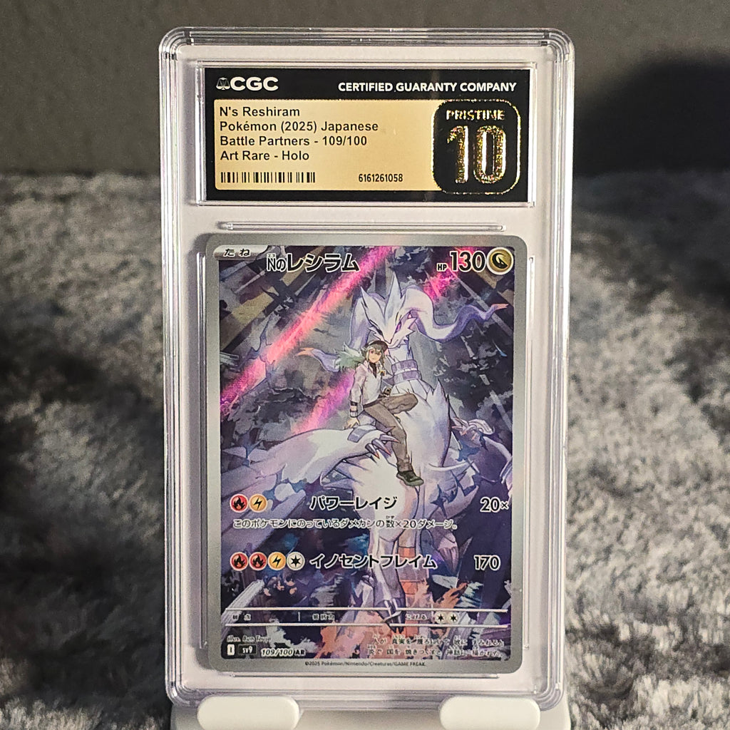 N's Reshiram 109/100 Battle Partners CGC Pristine 10 6161261058