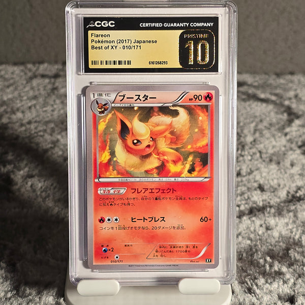 Flareon 010/171 The Best of XY CGC Pristine 10 6161268293