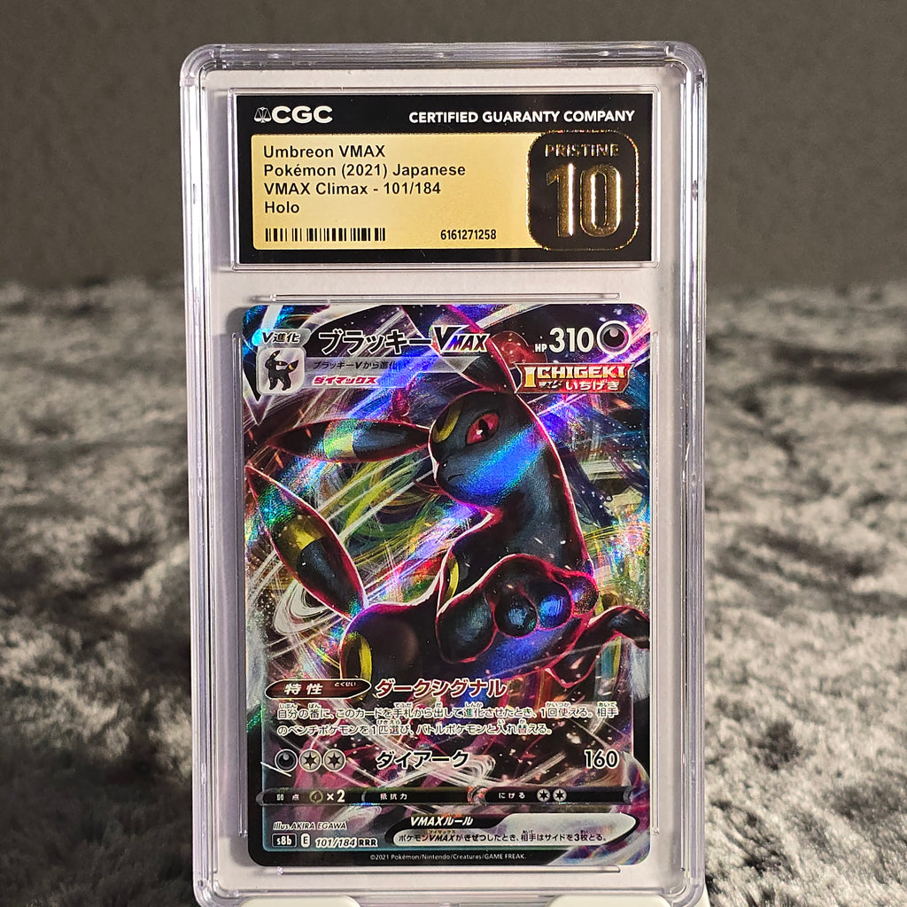Umbreon VMAX 101/184 VMAX Climax CGC Pristine 10 6161271258
