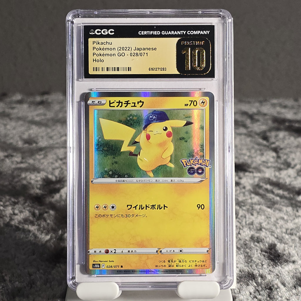 Pikachu 028/071 Pokémon GO CGC Pristine 10 6161271283