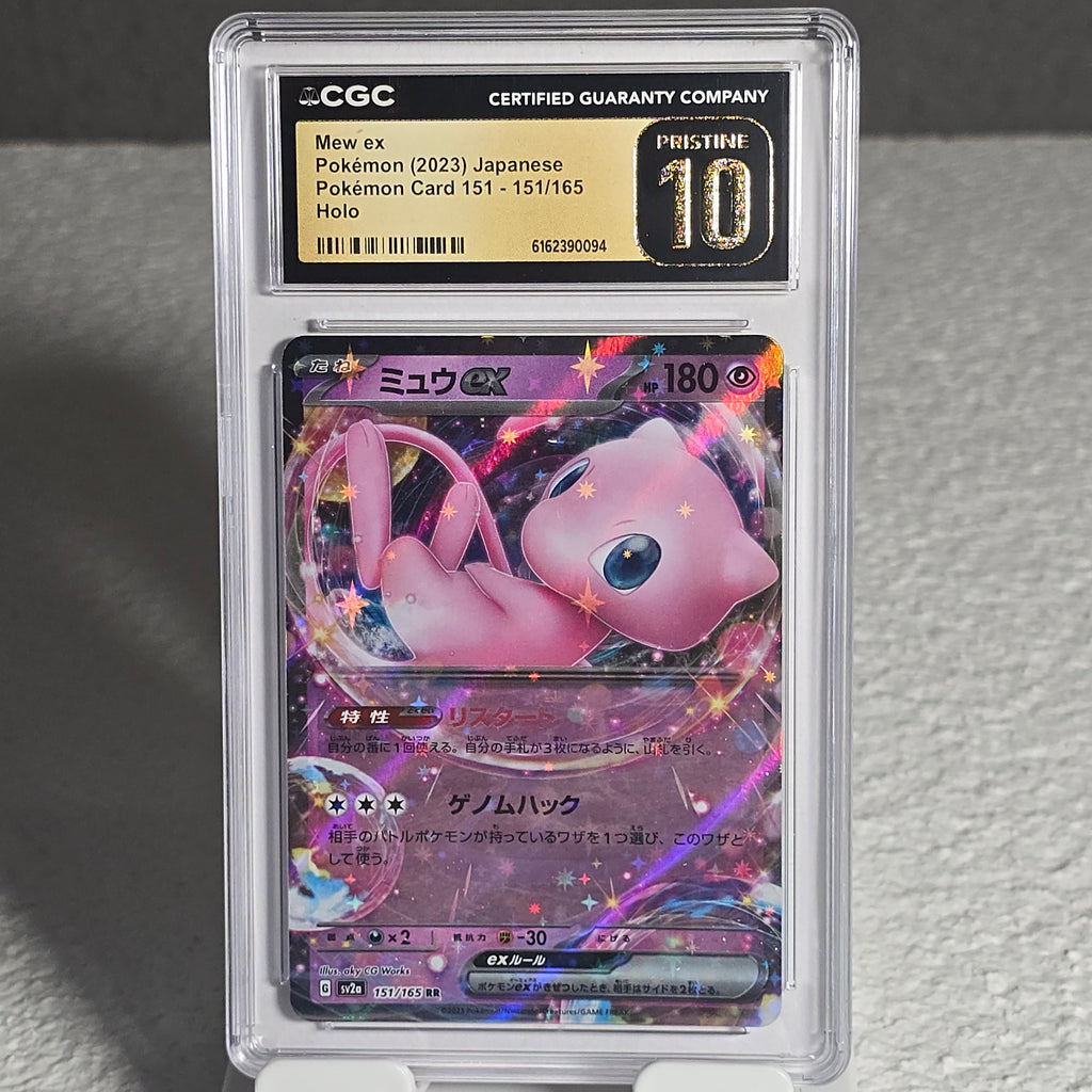 Mew ex 151/165 Pokémon Card 151 CGC Pristine 10 6162390094