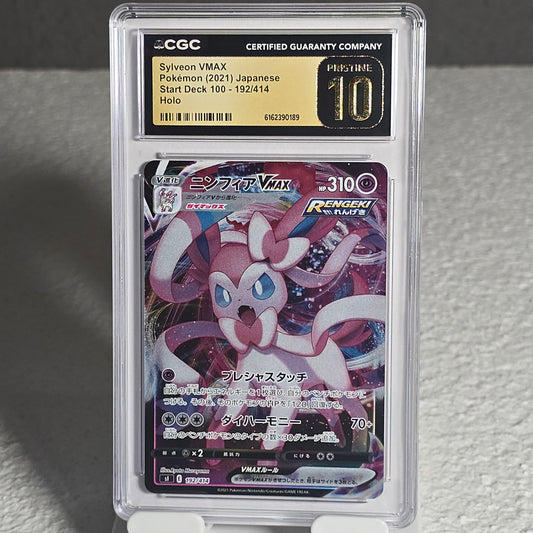 Sylveon VMAX 192/414 Start Deck 100 CGC Pristine 10 6162390189