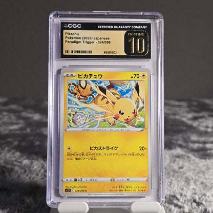 Pikachu 024/098 Paradigm Trigger CGC 10 Pristine 6162502123