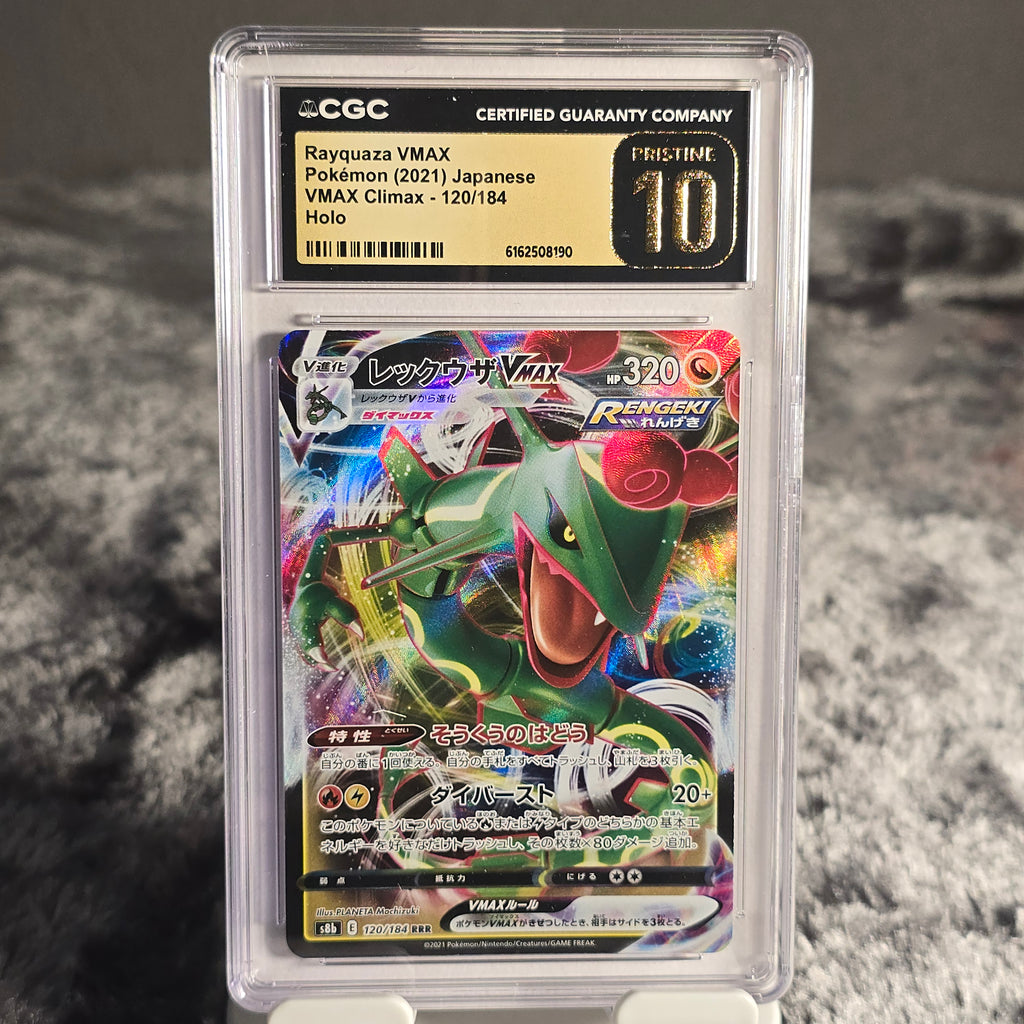 Rayquaza VMAX 120/184 VMAX Climax CGC 10 Pristine 6162508190