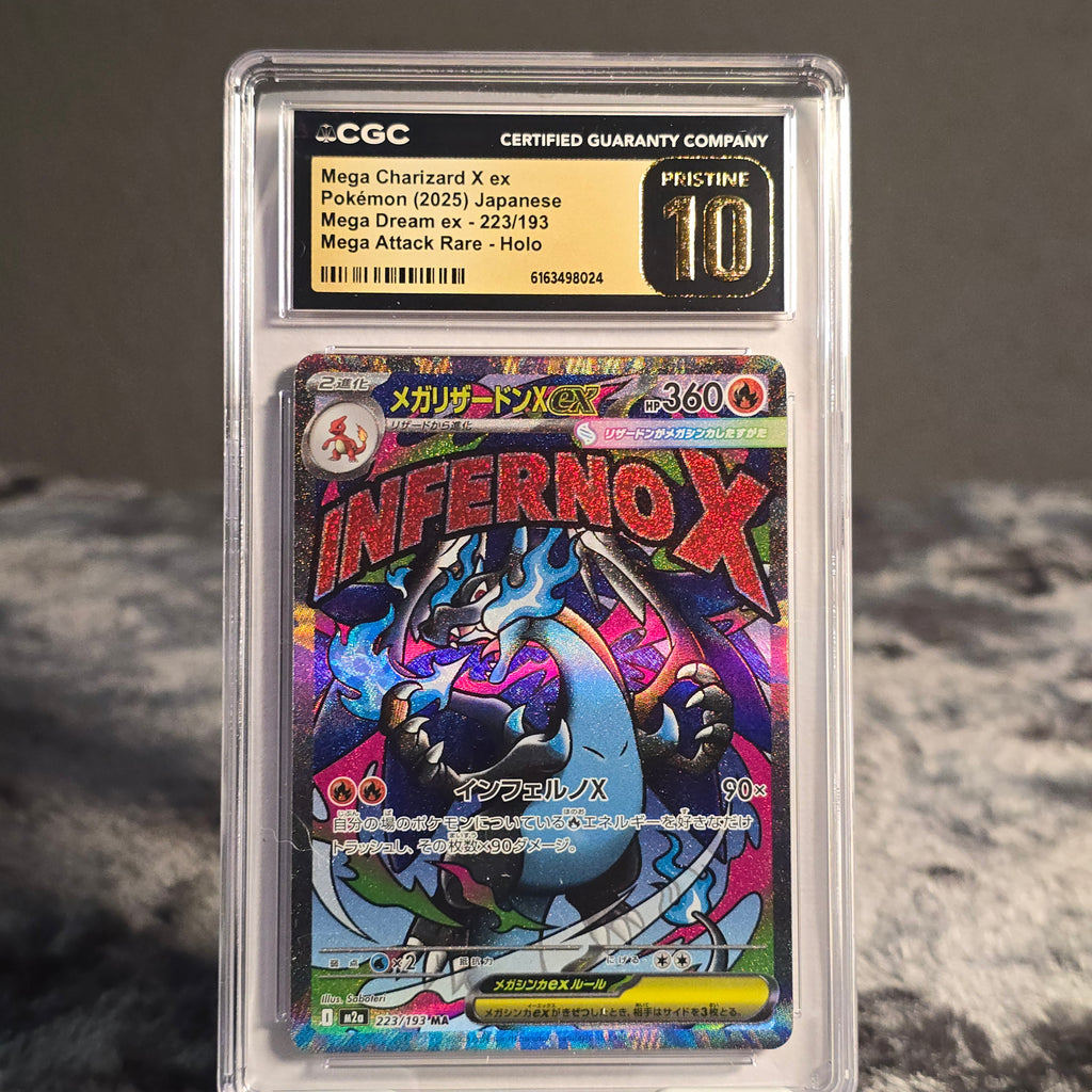 Mega Charizard X ex 223/193 MEGA Dream ex CGC 10 Pristine 6163498024