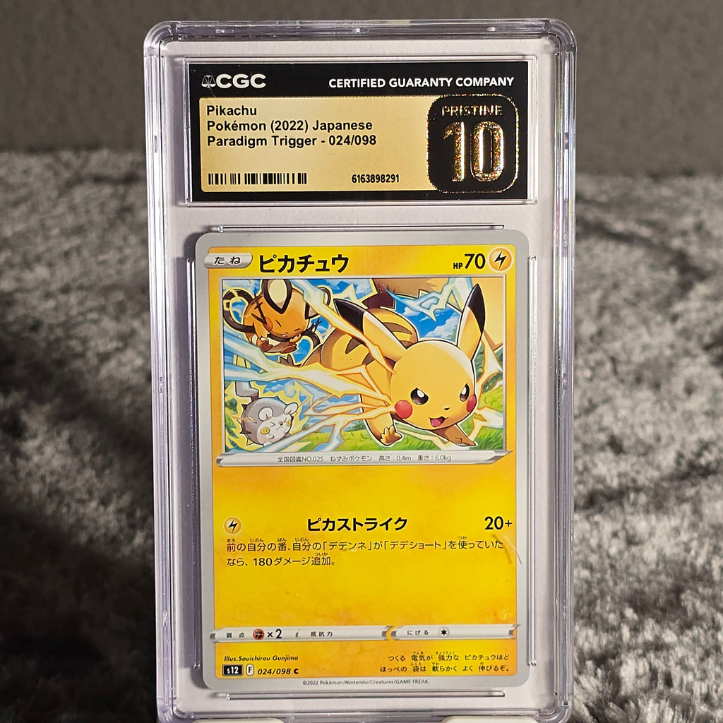 Pikachu 024/098 Paradigm Trigger CGC Pristine 10 6163898291