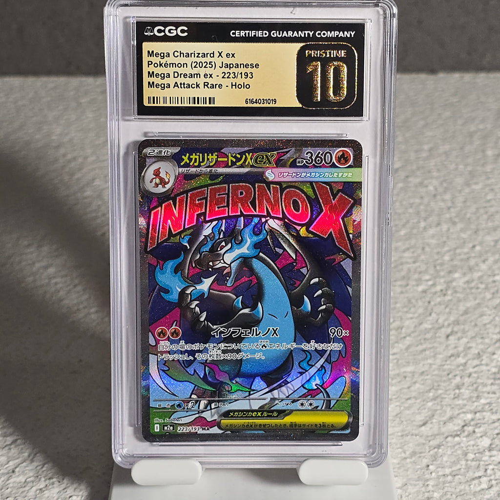 Mega Charizard X ex 223/193 MEGA Dream ex CGC Pristine 10 6164031019