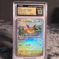 Eevee (Poke Ball) 125/187 Terastal Festival ex CGC 10 Pristine 6167631258