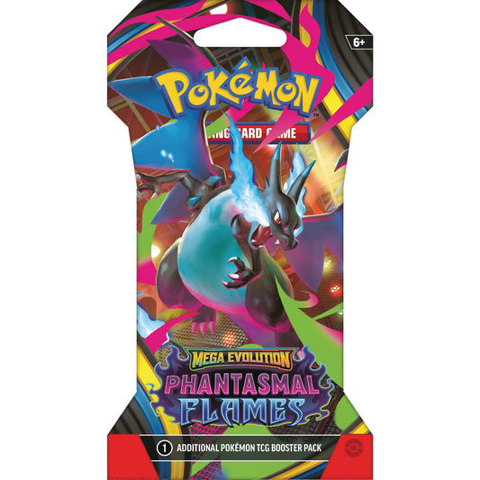 Pokémon TCG: Mega Evolution: Phantasmal Flames Sleeved Pack x1 - ME02