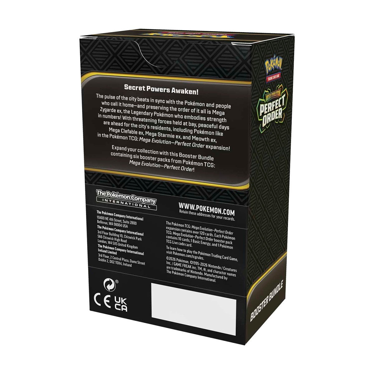 Pokémon TCG: Mega Evolution: Perfect Order Booster Bundle - ME03