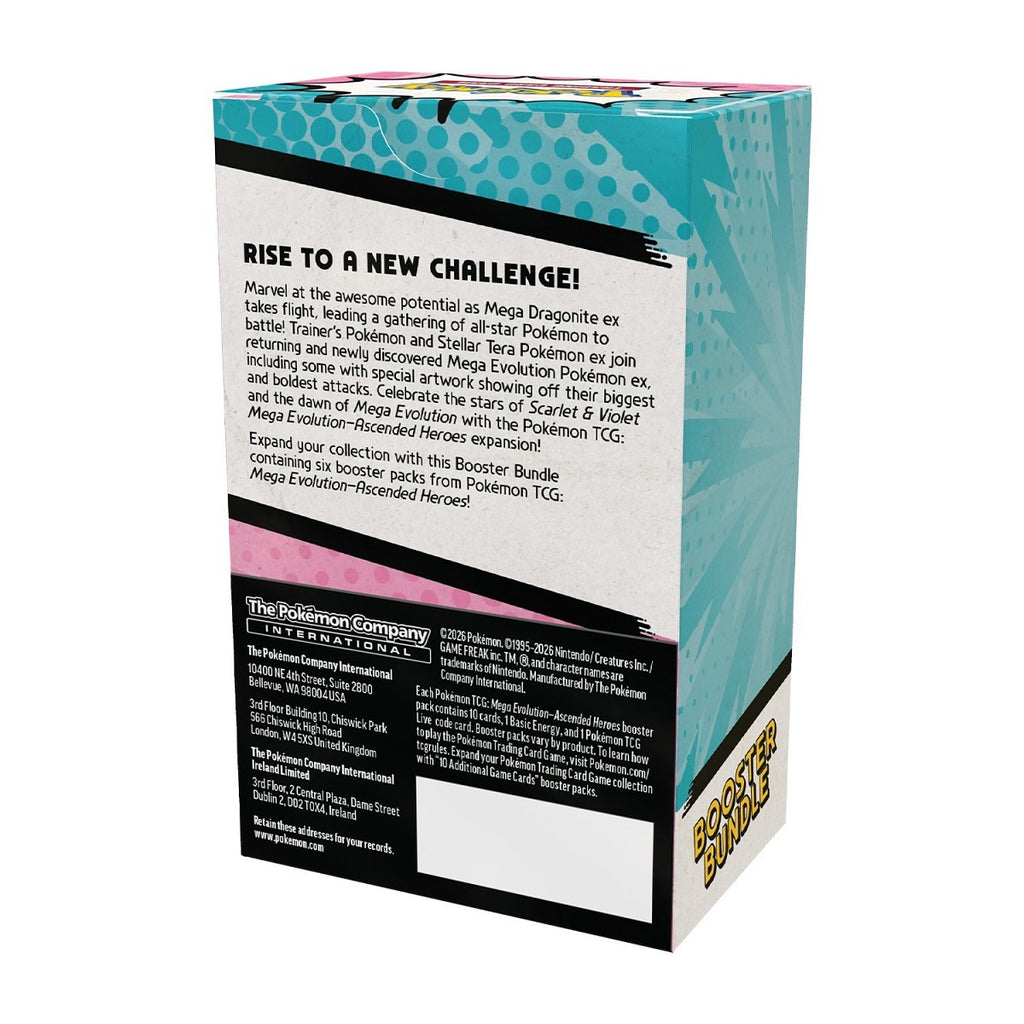 Pokémon TCG: Mega Evolution: Ascended Heroes Booster Bundle - ME2.5