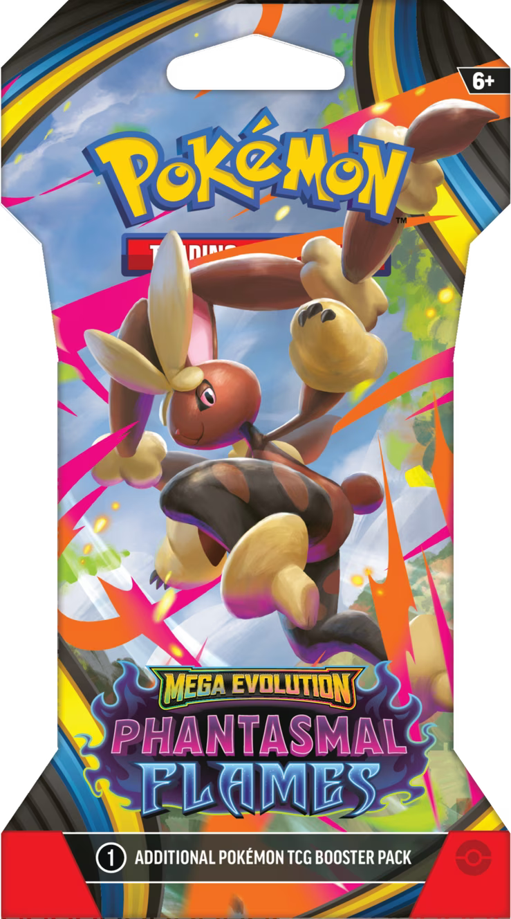 Pokémon TCG: Mega Evolution: Phantasmal Flames Sleeved Pack x1 - ME02