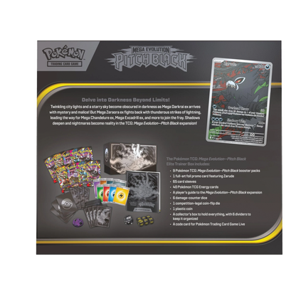 [Upcoming Pre Order] Pokémon TCG: Mega Evolution: Pitch Black Elite Trainer Box - ME05